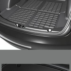 Tesla Black Car Trunk Mat